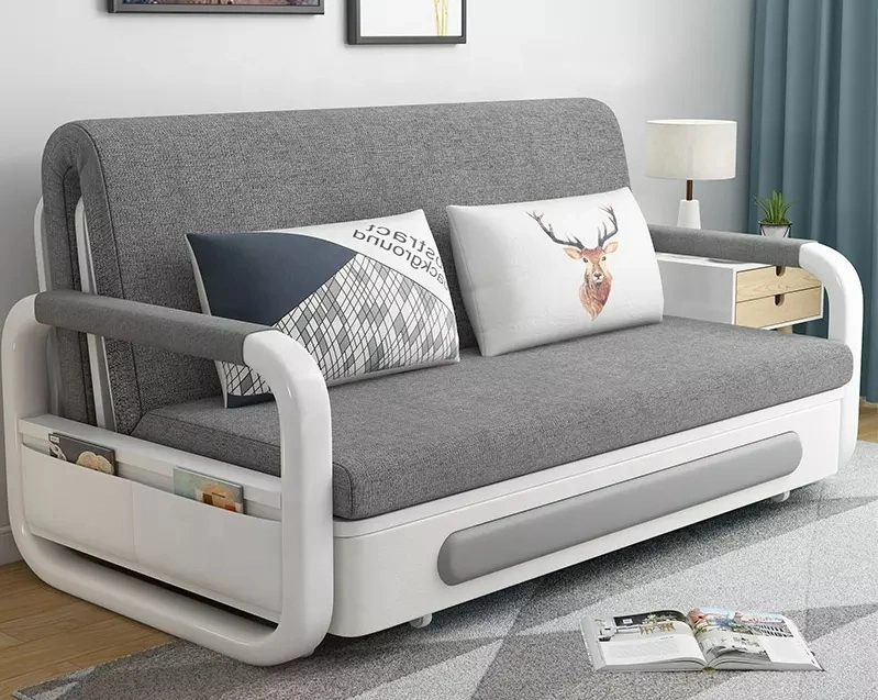 Multiply Function Divan Sleeper Living Room Fabric Folding Sofa Bed